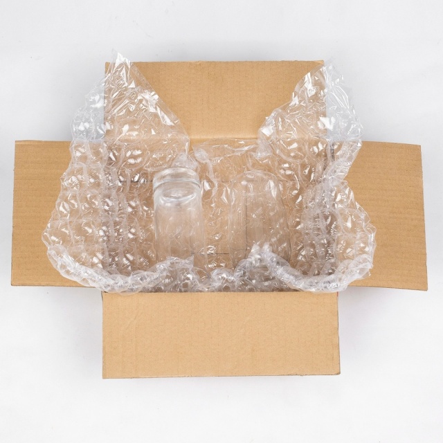 Transparent Shock-Proof Air Bubble Wrap For Cosmetics