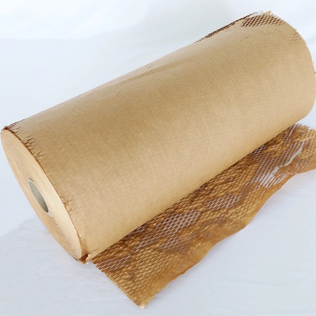 Die Cut Honeycomb Paper Buffer Roll for Wrapping Glass